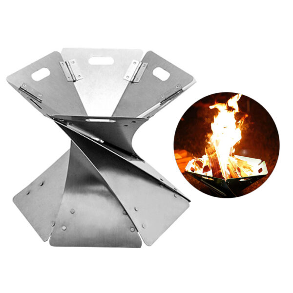 Stainless Steel Folding Fire-Pit