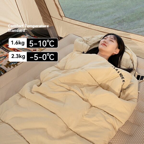 Outdoor Winter Camping Thickened Cold Protection Down Cotton - Image 5