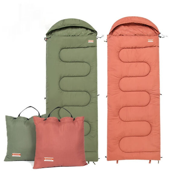 Outdoor Camping Cold-proof Ultra-light Portable Warm Cotton Sleeping Bag Quilt - Image 4